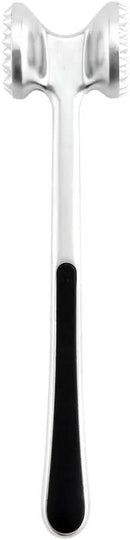 Restaurantware Met Lux Meat Tenderizer, 1 Double-Sided Meat Mallet - Textured Surfaces, Ergonomic Handle, Aluminum Meat Pounder, Corrosion-Resistant, For Tenderizing Steak Or Poultry by GreenHaven Gardens