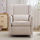 Wide Wingback Swivel Glider Rocker Recliner Chair by HouseOfZazla