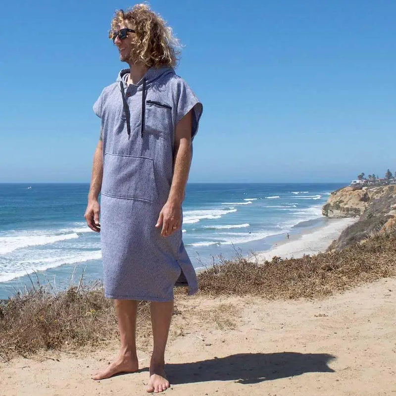 Surf Poncho Changing Robe - Lightweight Turkish Towel