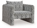 Kenbell - Accent Chair - Black / White