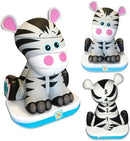 Stack-a-Roos Baby Zebra by Salus Brands - Animal Stacking Toy, Educational Early Learning Toy for Infants Babies Toddlers, Age 12+ Months - Great Baby Gifts, STEM by TinyTreasures Baby Boutique