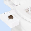 TUSHY Classic 3.0 Bidet Toilet Seat Attachment - A Non-Electric Self Cleaning Water Sprayer with Adjustable Water Pressure Nozzle, Angle Control & Easy Home Installation, (White/Bronze) by CozyNest Decor