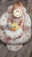 Little Angels Inflatable Seat with Tray for Toddlers 3-36 Months, Built-in Air Pump, Summer Baby Support Chair for Sitting Up by TinyTreasures Baby Boutique