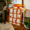 Minimal Shapes on Burnt Orange Grid