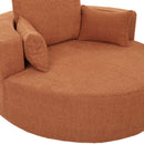 360° Swivel Accent Barrel Chair With 3 Removable Pillows For Living Room by HouseOfZazla