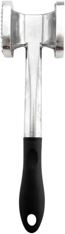 Restaurantware Met Lux Meat Tenderizer 1 Double-Sided Meat Mallet - Textured Surface Smooth Surface Aluminum Meat Pounder Ergonomic Handle For Tenderizing Steak Or Poultry by GreenHaven Gardens