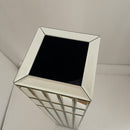 36.02" Tall Mirrored Floor Vase