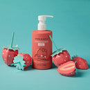 Dabble & Dollop Strawberry Body Wash & Shampoo – 3-in-1 Natural Bubble Bath for Kids, Made in USA, No Parabens or Sulfates, Vegan, Gluten-Free, Tear-Free (10oz, Pack of 2) by TinyTreasures Baby Boutique