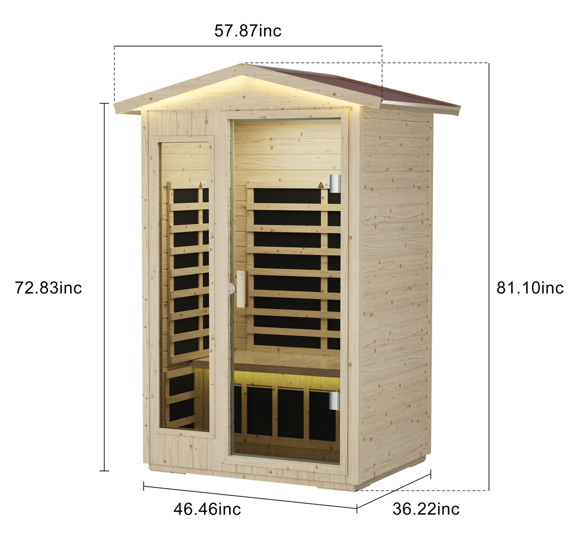 XY-902VY Far Infrared Sauna Room, photo 7 of 10