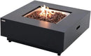 Ashton 36” Propane Fire Pit Smokeless Firepit Outdoor Gas Fire Pit for Outside Patio Firepit Table Includes Rain Cover Converter Kit Lava Rocks Lid CSA Certified by GreenHaven Gardens