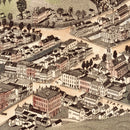 Vintage Map of Montpelier, Vermont 1884