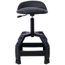 Pneumatic 360 Degree Swivel Stool, Mechanics Rolling Creeper Seat, Heavy Duty Mechanics Stool by HouseOfZazla
