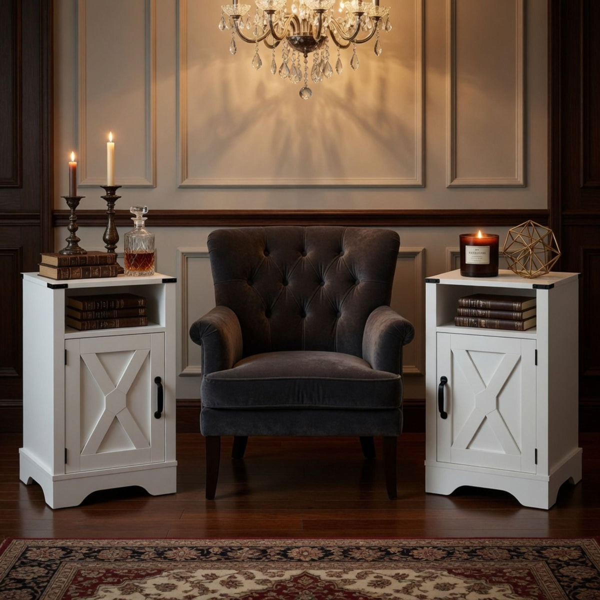 Farmhouse Nightstand, Charging Station & Storage, photo 40 of 40