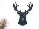 Stephanie Imports Modern Minimalist Reindeer Dark Wall Clock by CozyNest Decor
