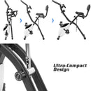 Exercise Bike Folding Stationary Bikes For Home With 16 Level Magnetic Resistance