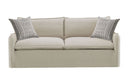 Upendo - Pattern Linen Sofa With 2 Toss Pillows - Beige by HouseOfZazla