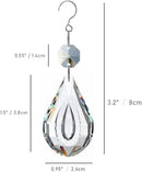 12pcs Crystal Suncatchers, Hanging Crystals Chandelier Prisms for Windows, Rainbow Maker Home Decoration by GreenHaven Gardens