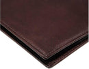 Passport Wallet Executive Boarding Pass Holder Radish Brown made with Cow Leather by TinyTreasures Baby Boutique