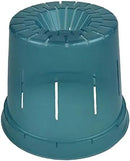 rePotme 6 inch Orchid Pot 3 Pack - Slotted Orchid Pots with Holes for Repotting (Blue Sapphire) by GreenHaven Gardens
