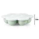 PandaEar 3 Pack Baby Food Freezer Tray with Lids, Silicone Baby Food Storage Container for Homemade Baby Food, Fruit, Purees & Breastmilk (Pink/Green/Linen) by TinyTreasures Baby Boutique