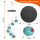 Wind Chimes Humming Bird Feeder Ant and Bee Proof Outdoor Hanging Hummingbird Feeder For Viewing Decoration For Garden Patio Yard Balcony by GBruno Store