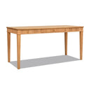Dumont - Modern Farmhouse 1 Drawer Fluted Home Office Writing Desk - Natural Blonde by HouseOfZazla