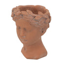 D6X9" Visage Head Bust Planter - Brown by Unique Piece Furniture