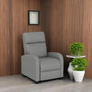BestMassage | Recliner Chair | with 2 Point Massage Function | Textile Grey | with Lumbar Support, Adjustable Push Back, Footrest & Padded Seat | Easy Assembly | for Living Room, Home Theatre by CozyNest Decor