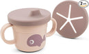 Done by Deer Foodie Spout & Snack Cup Wally Powder – Spill-Proof Toddler Cup for Snacks and Drinks – Travel-Friendly, Easy to Clean, Perfect for 6-Month-Olds by TinyTreasures Baby Boutique