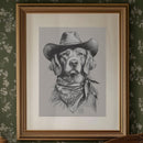 A Canine Cowboy's Stalwart Gaze