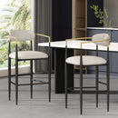 Upholstered Bar Stools With Backs For Kitchen Island (Set of 2) by HouseOfZazla