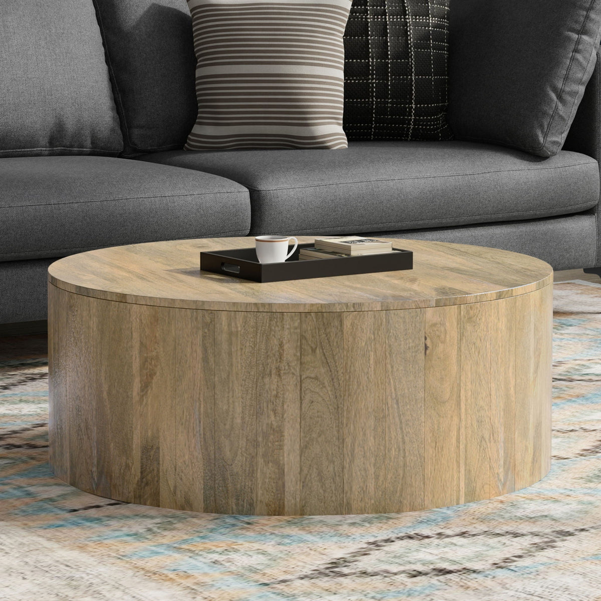 Millbury - Drum Coffee Table, photo 6 of 16