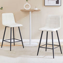 Bar Chair Set Comfortable With Metal Legs And Ergonomic Design by HouseOfZazla