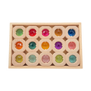 15 Pcs Bitcoin Pastel/Macaron Window Blocks Set with Storage Tray