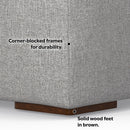 Rex - Handcrafted Sectional Sofa by Unique Piece Furniture
