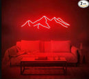 LED Decorative Lights USB Mountains Sunrise Sunset Led Neon Signs Home Decoration Wall Art Holiday Gift Brightness Adjustable 16.5''x9.5'' by CozyNest Decor