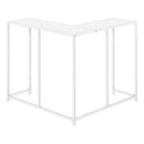 Corner Accent Console Table For Entryway, Unique L-Shaped Design