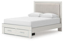 Zuraleus - Upholstered Panel Platform Storage Bed by Unique Piece Furniture