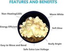 Globe String Lights Plug in 116 Ft. 200 LED 8 Modes with Remote,Waterproof Fairy String Lights for Indoor Outdoor Bedroom Party Wedding Garden Christmas Tree Decor,Warm White by CozyNest Decor