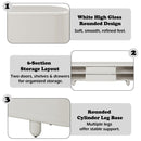 Keely - TV Stand - Gloss White