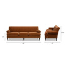 Alana Lawson - Modern Three Cushion Tightback Sofa by Unique Piece Furniture