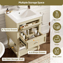20'' Bathroom Vanity with Ceramic Sink and Storage Cabinet by HouseOfZazla