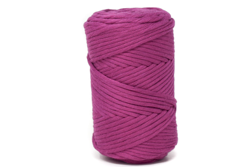 COTTON - VISCOSE ROLL 4 MM - RASPBERRY COLOR | LIMITED EDITION