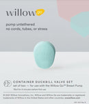Willow Go - Hands Free Breast Pump - Wearable Breastfeeding Pump - Portable, Electric, Cordless, & 9 Levels of Hospital Grade Suction Strength - Postpartum Essentials - Duckbill Valve - 2pk by TinyTreasures Baby Boutique