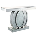 Nysa - 47"L Console Table - Mirrored & Faux Crystals