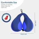 MOOB Kids Travel Pillow, Kids Head Neck & Chin Support U Shape Pillows, Travel Sleeping Essentials, Perfect for Car Airplane by TinyTreasures Baby Boutique