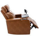 Power Motion Recliner Electric Power Recliner With USB Charging Port, Hidden Arm Storage, Convenient Cup Holder And tooth Speaker by HouseOfZazla
