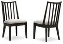Galliden - Dining Upholstered Side Chair (Set of 2) - Black