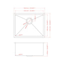 Undermount Steel Kitchen Sink, Deep Single Bowl Basin