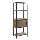 Darley - 3 Shelf Bookcase With Storage Cabinet - Gray by HouseOfZazla